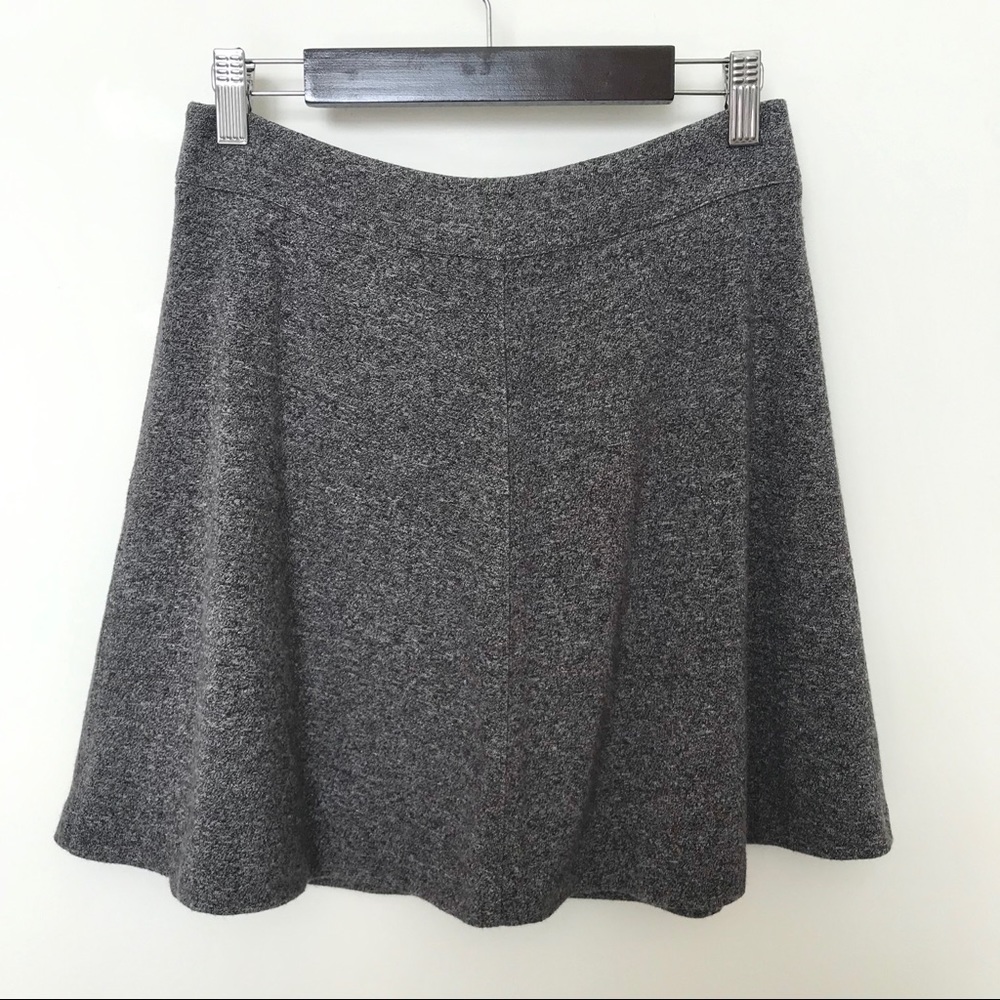 Loft Flouncy A-Line Mini Skirt Heather Tweed 00P